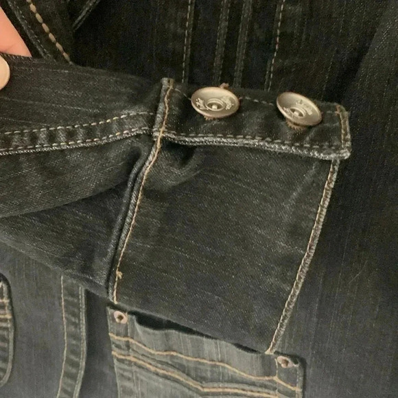 Kikit Jeans Western Denim Jacket Blazer size medium - Picture 5 of 9
